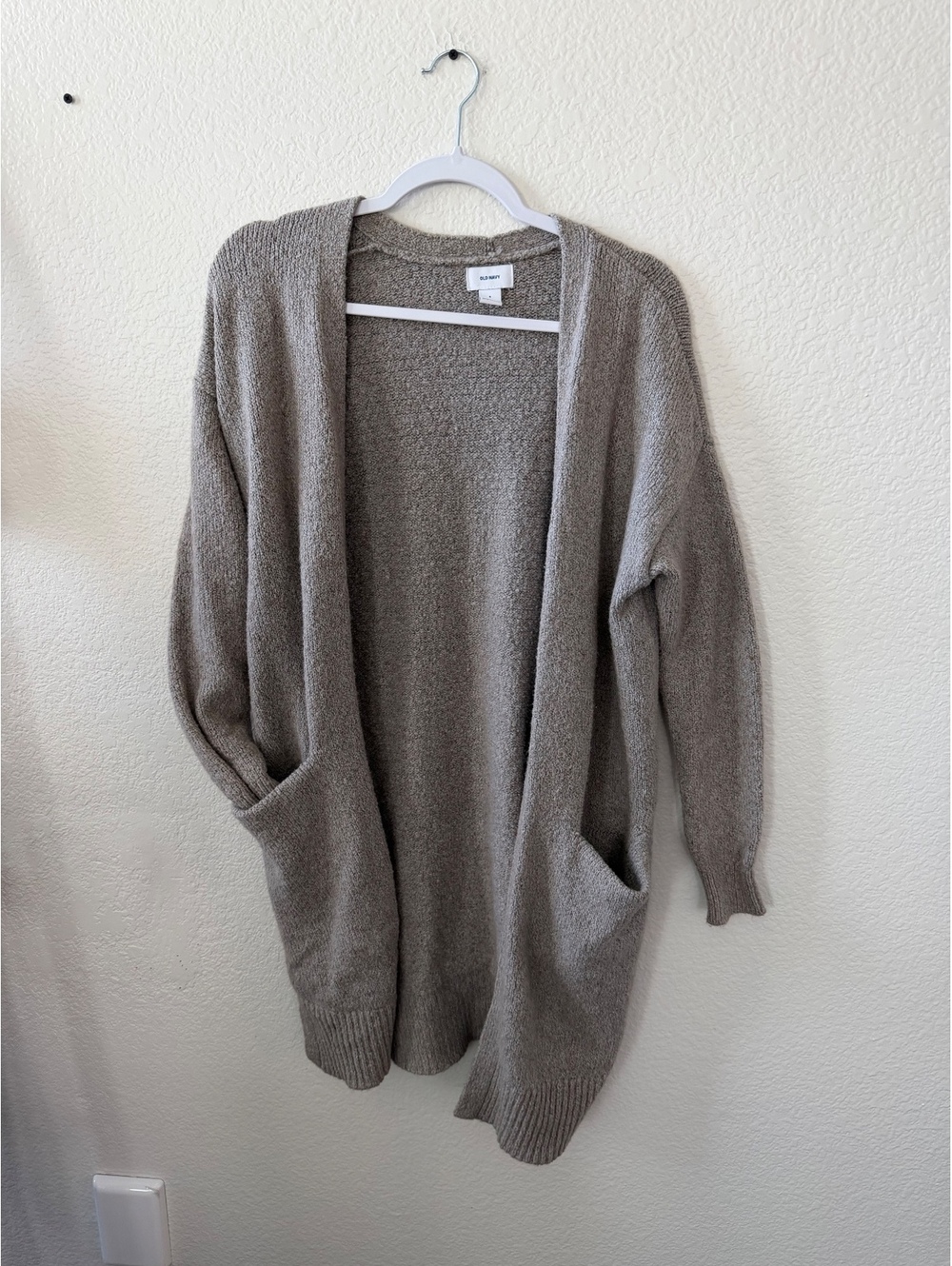Old Navy Women's Open Front Cardigan Sweater Size S Taupe